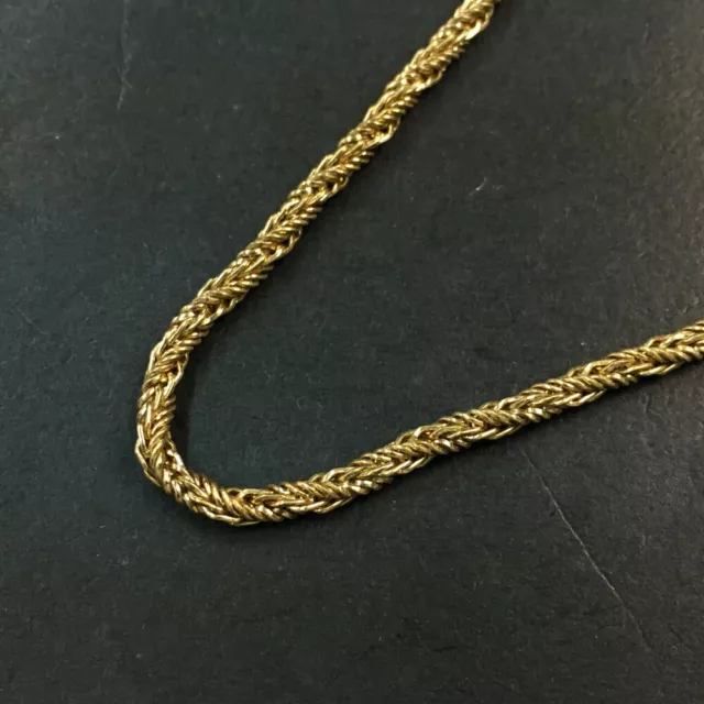 CHRISTIAN DIOR GOLD Tone Chain Necklace/6Y0061 $1.00 - PicClick