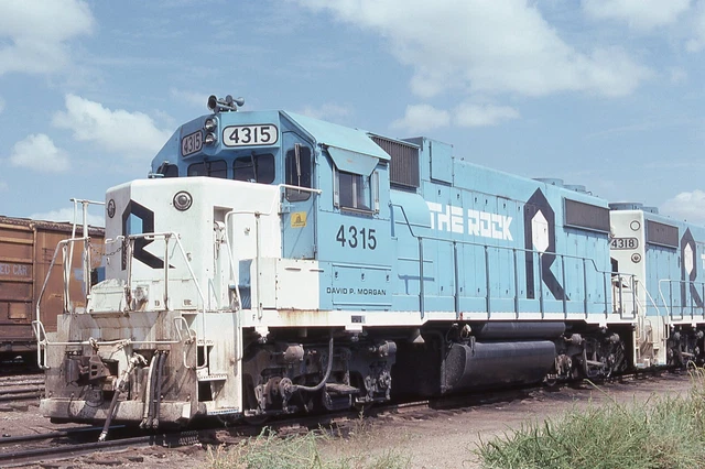 The Rock Railroad     #4315   Original Kodachrome  Slide