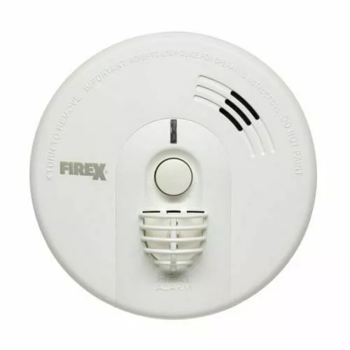 Kidde KF30LL FireX Mains Heat Alarm Detector 9V Lithium Battery Long Life