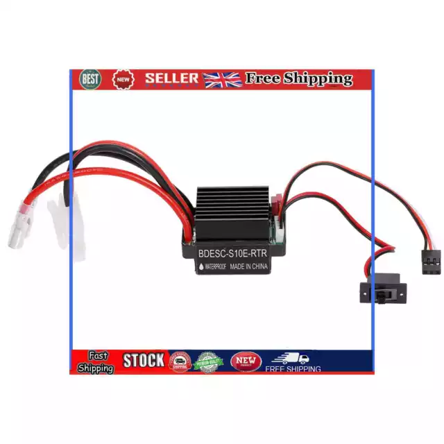 Waterproof 2-Way 320A Brushed ESC for HSP Redcat Traxxax Tamiya Hpi Axial RC Car