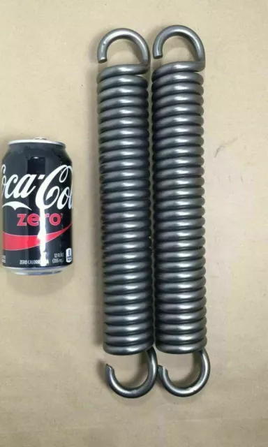 Heavy Duty Zugfeder 0.309" Wire x 2.25" OD x 20.25" L 2er Set Stück D