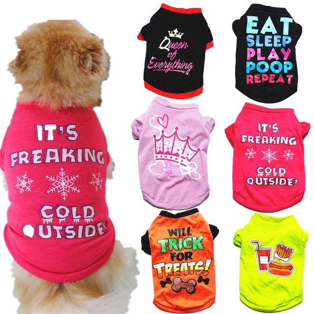 Camiseta para perro pequeño cachorro ropa suave de verano negra mascota camisa de algodón para Yorkshire