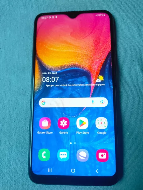 Samsung Galaxy A10 SM-A105F - 32Go - Bleu (Unlocked) (Double SIM)