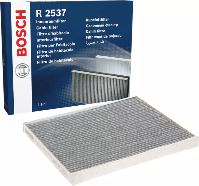 Genuine Bosch 1987432537 Interior Cabin Pollen Filter Fits Vauxhall Peugeot Fiat