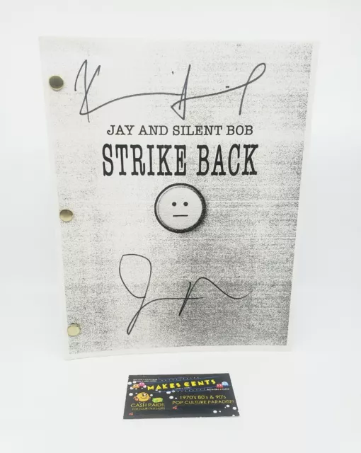 Signed KEVIN SMITH & JASON MEWES Jay and Silent Bob Strike Back Script - COOL!