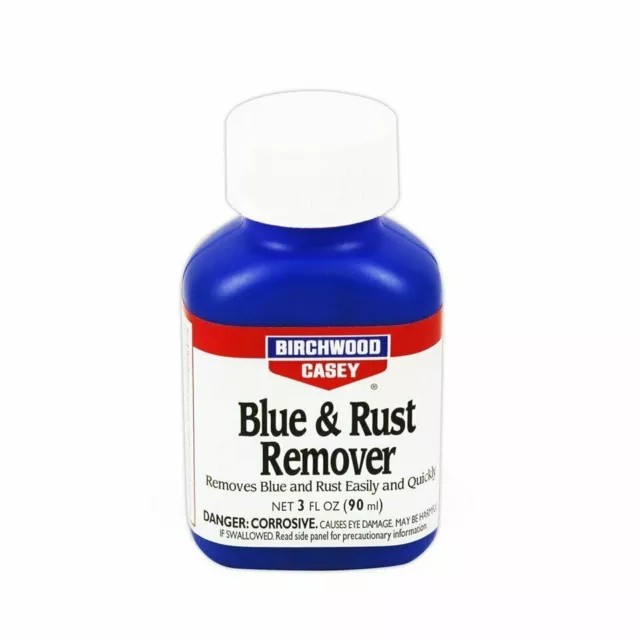 Birchwood Casey Blue & Rust Remover Barrel Restoration Refurbishment 3 FL OZ