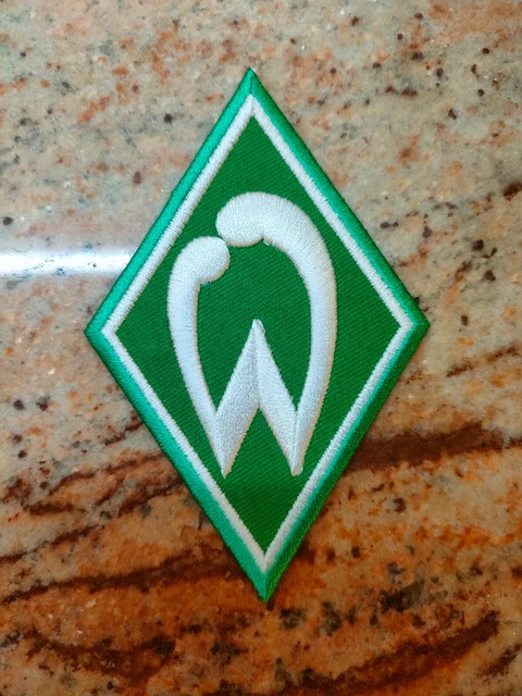Werder Bremen Aufnäher Raute - Offizieller Fan-Artikel 6,5x10cm