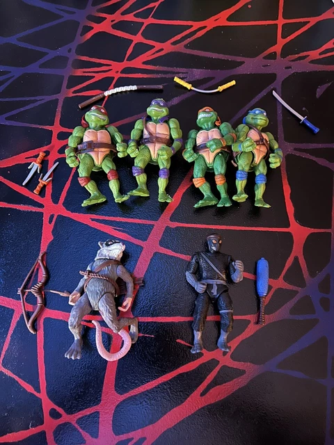 Teenage Mutant Ninja Turtles 6PCS Lot TMNT Action Figures Anime Movie