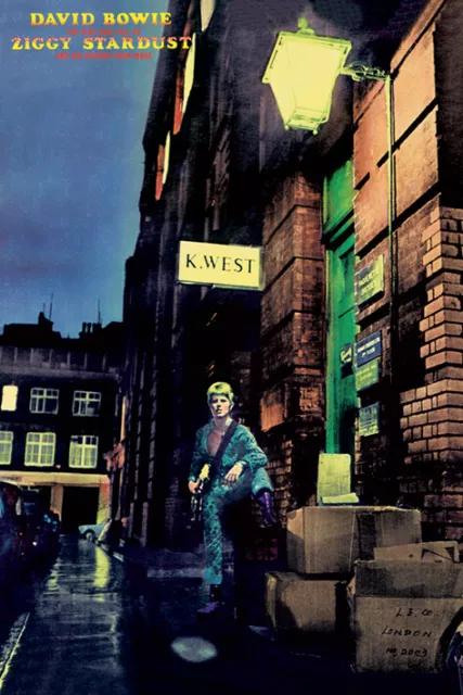 (232) MAXI POSTER David Bowie (Ziggy Stardust) NEW 61cm x 91.5cm WALL HANGING