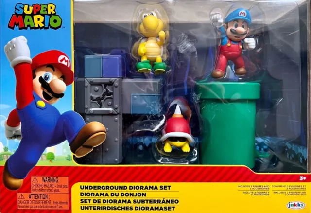 Super Mario Diorama Set Unterirdisches Undeground