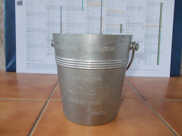 Seau à Glace Isotherme CHRISTOFLE Vintage - Argent Plaqué, Fabrication Française