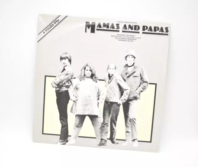 Mamas & Papas Four Tracks From 1977 UK 12" vinyl single EP Monday California