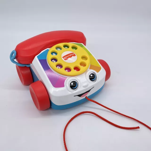 Fisher-Price FGW66 - Plappertelefon Motorikspielzeug mit Geräuschen, Babyspielze