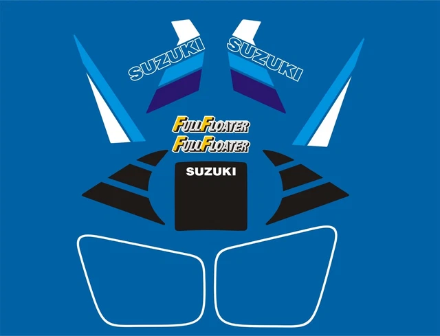 Ts50x Custom SUZUKI TS50X & TS80X Decal Kit £45.00 - PicClick UK