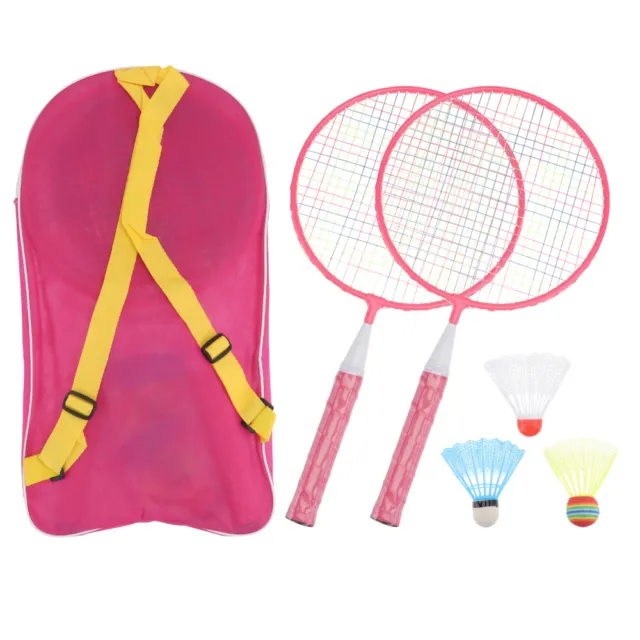 2 Sets Tennis Racket Kids Badminton Children Rackets Alloy Sports Toy