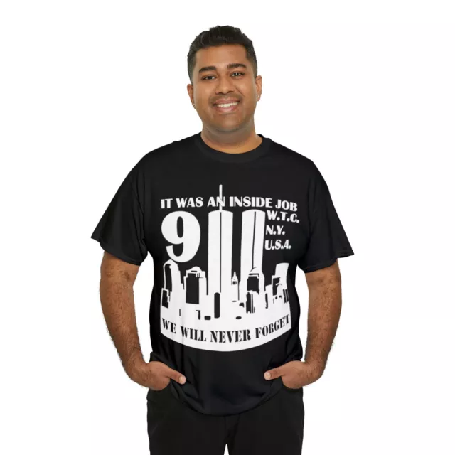 911 It Was An Inside Job Never Forget 1 Unisex Short Sleeve Tee