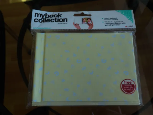 Mybook Collection Photo Book Album By Unibind - New w/2 Sheets and Envelope