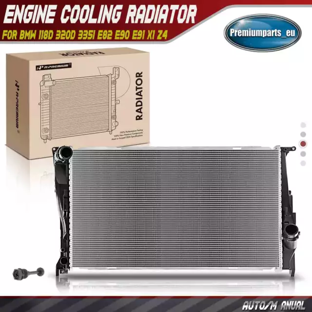 Engine Cooling Radiator for BMW 118d 120d 320d 335i E82 E90 E91 X1 E84 Z4 E89