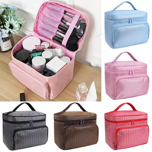 Cosmetic Nail Tech Womens Makeup Bag Vanity Case Big Beauty Storage Box Storage*