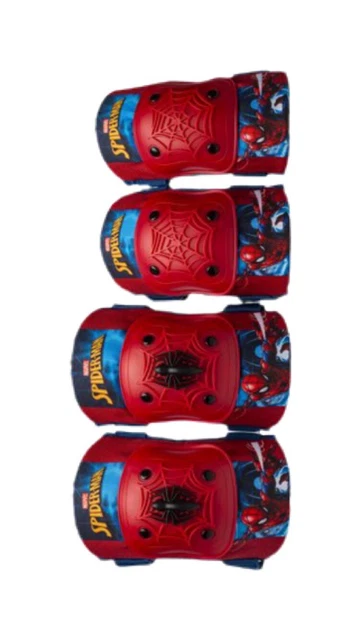 Bell spiderman elbow & knee pad hot sale set with bike bell value pack