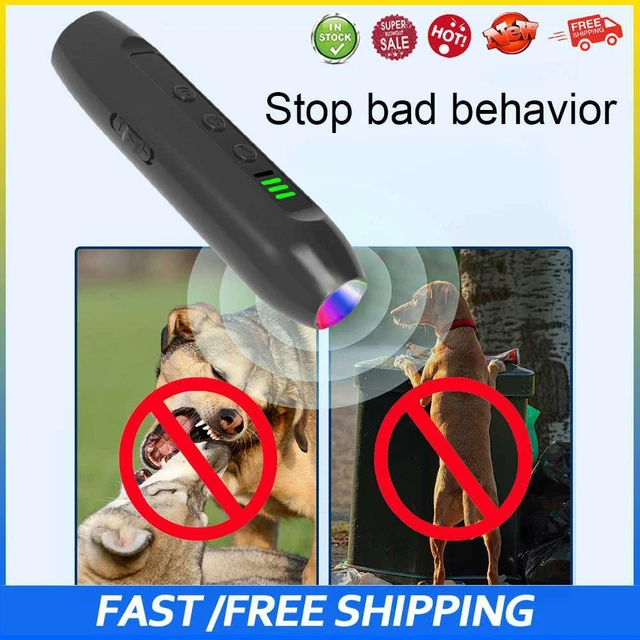 #b Dispositivo LED antorcha de color para entrenamiento de perros antiladridos para comer comida insegura lucha