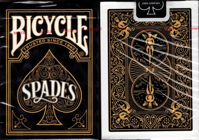 Spades Bicycle Playing Cards Poker Size Deck USPCC Custom Limited Sealed