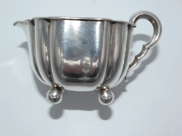Superbe pot à lait 100% argent massif état superbe 5