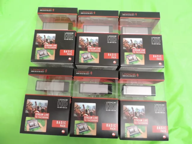 Lot 6 Looxcie Basic Pack HD Full 1080P Camera Action Camcorder / Expired Battery