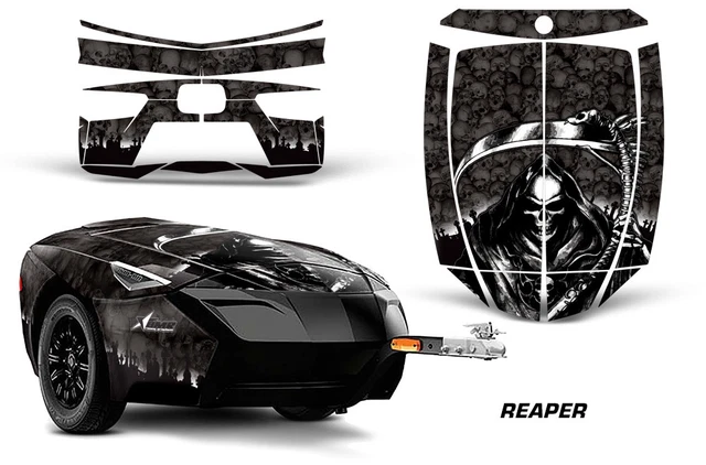 Kit Autocollant Graphique Roadster Pour Polaris Slingshot SL 2015-2023 - Thème WW2 Bomber, Marque AMR Racing