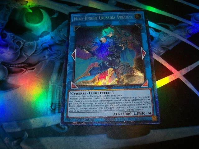 Mekk-Knight Crusadia Avramax 1st Edition Collector's Rare MAZE-EN054 Yu-Gi-Oh!