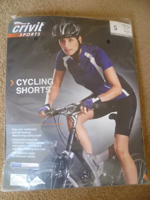 CRIVIT CYCLING LADIES Padded Shorts L 18 20 Black 6.00 PicClick UK