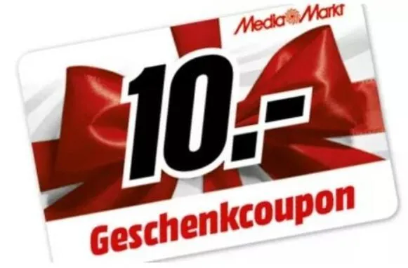 ☺ 10 € Gutschein Coupon MediaMarkt Onlineshop einlösbar ab 100€ MBW bis 31.08.24