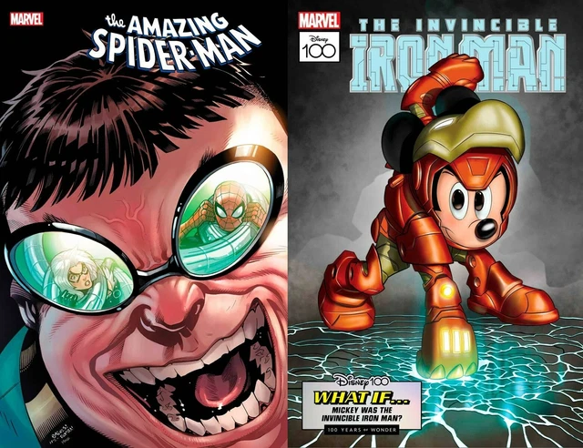 AMAZING SPIDER-MAN #27 Main  + DISNEY100 INVINCIBLE IRON MAN VAR 06/14 PRESALE