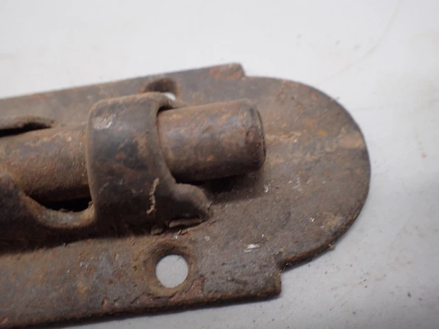Vintage 5" Slider Dead Bolt Latch Lock 4