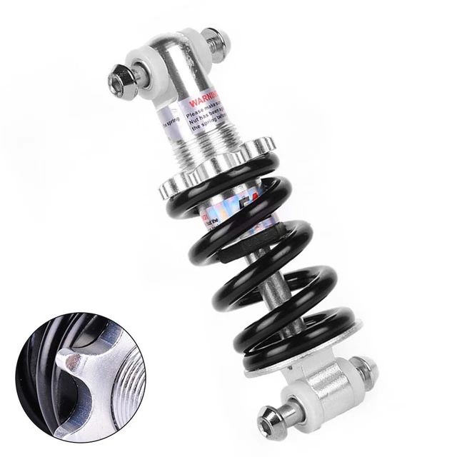 Lot De 2 Amortisseurs De Vélo Nisorpa - Éléments Ressort 125mm, Pour VTT, Robustes En Alu Et Acier