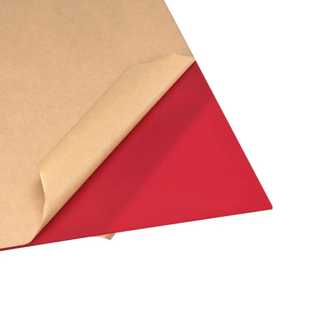 Fundido Acrílico Hoja Rojo , 12"x 12", 3mm Grosor Plástico PMMA Acrílico Tablero