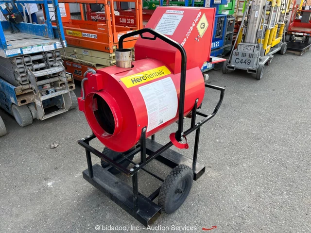 Campo Blaze 200 D/G Turbo Portable Jobsite Indirect Forced Air Heater bidadoo