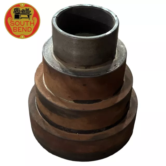 South Bend 13” Lathe Cast Iron Base Cabinet  Underdrive Cone Pulley 1 ⅛ Bore