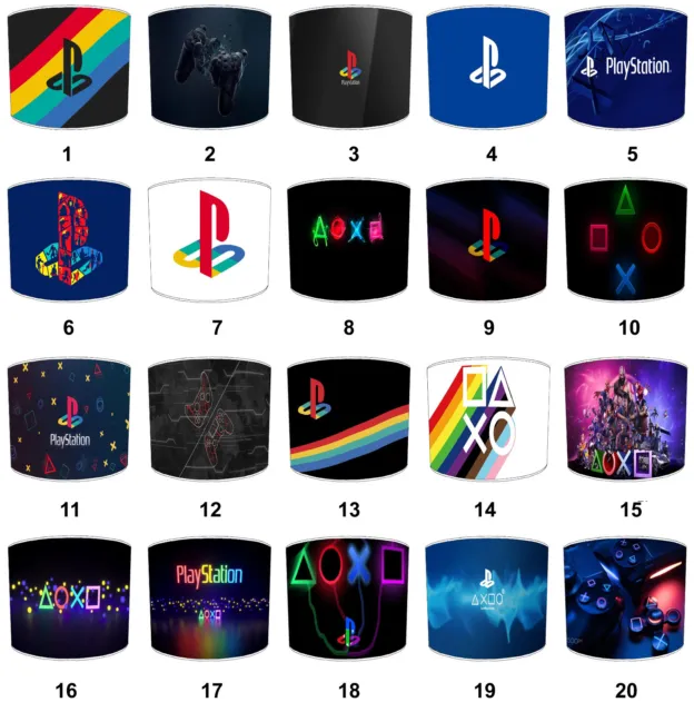 PlayStation Lamp shades Ideal To Match PlayStation Bedding Sets & Duvet Covers.