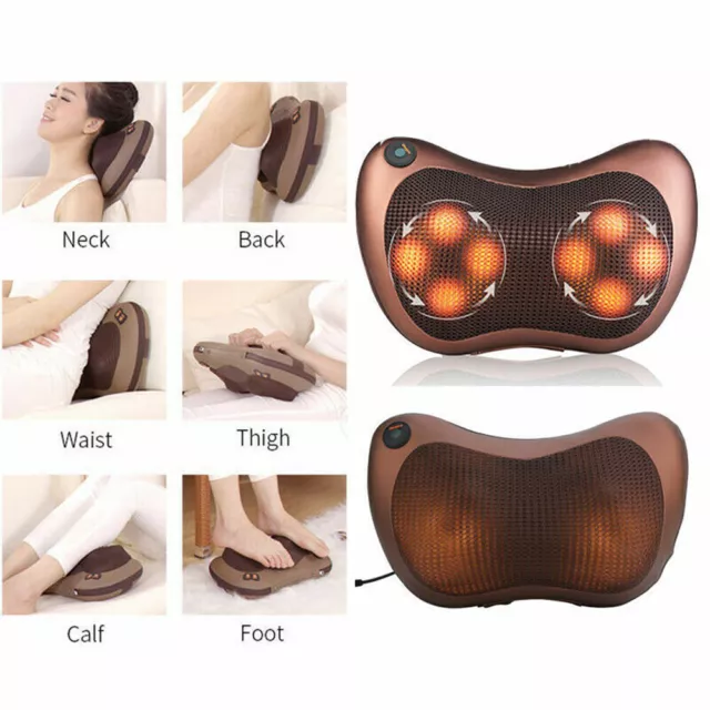 Massagers For Neck And Shoulder With Heat Electric Shiatsu Knead Pillow Cushion