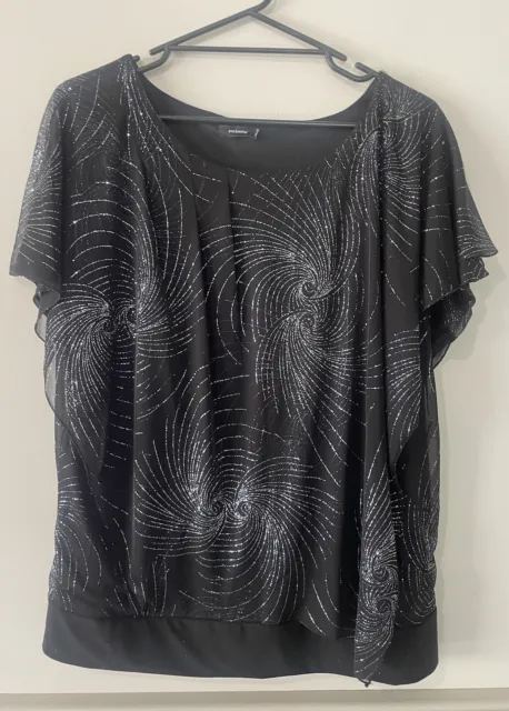 Eve Hunter black Shimmer Top