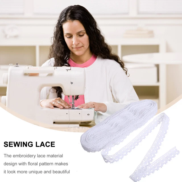 25 Yards Cotton Lace Lace Edging Fabric Trim Bow Tie Wedding Bride