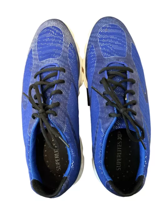 FOOTJOY SUPERLITES XP Men's Spikeless Golf Shoes Size 12 Blue 58026 $30 ...