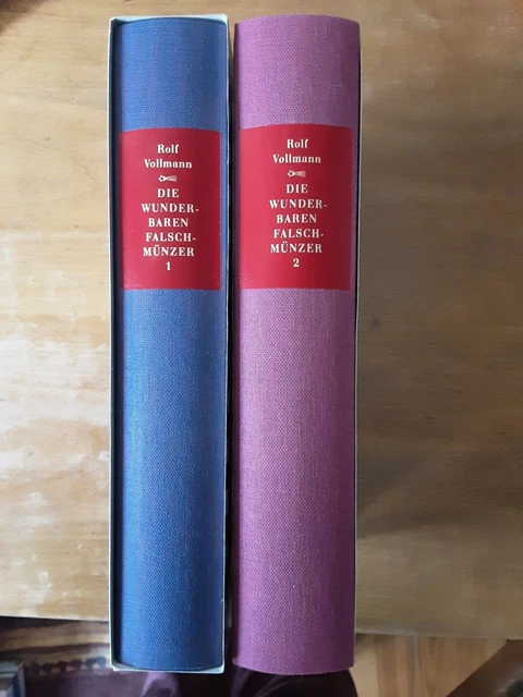 DIE ANDERE BIBLIOTHEK. Rolf Vollmann. Die wanderbaren Falschmünzer. 2 Bände.