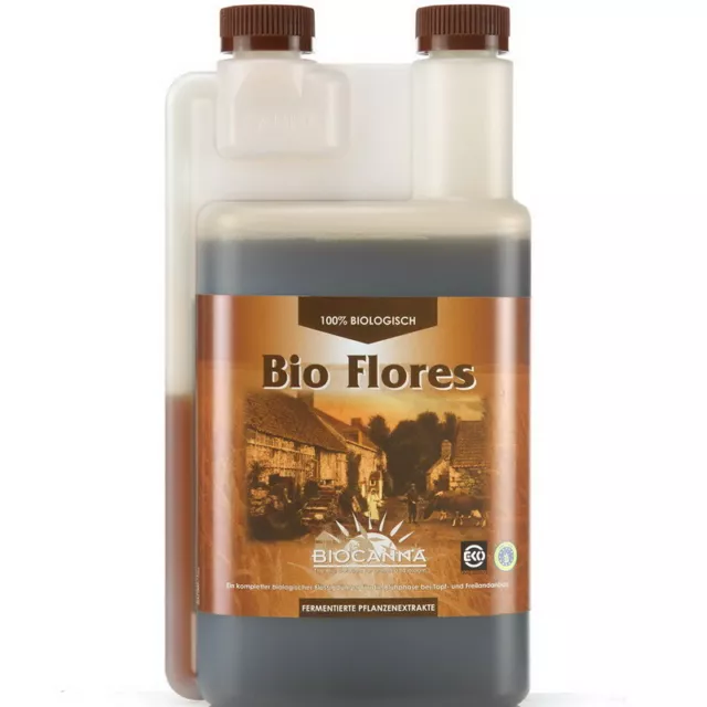 BIOCANNA Bio Flores 1 Liter ,organischer Bio Dünger Blüte