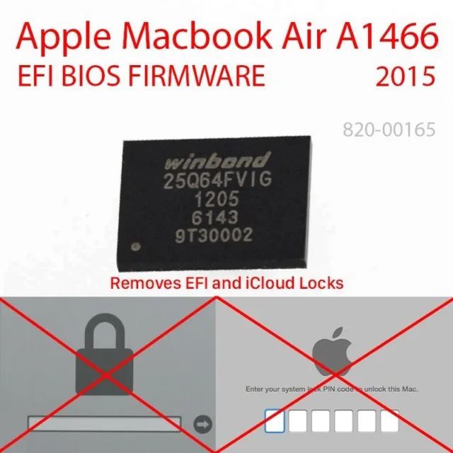 Apple Macbook Air A1466 2015 (820-00165) EFI BIOS FIRMWARE