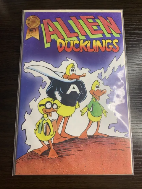 Alien Ducklings #1 VF+ Blackthorne 1986 Funny Comic