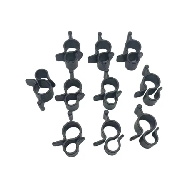 2X 10Pcs Auvent Clips Standard String Light Black Tent Hooks Party Light Holder 3