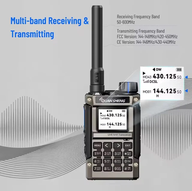 QUANSHENG UV-K1 MINI Kong Multi Band Transceiver Newest Model £37.10 ...