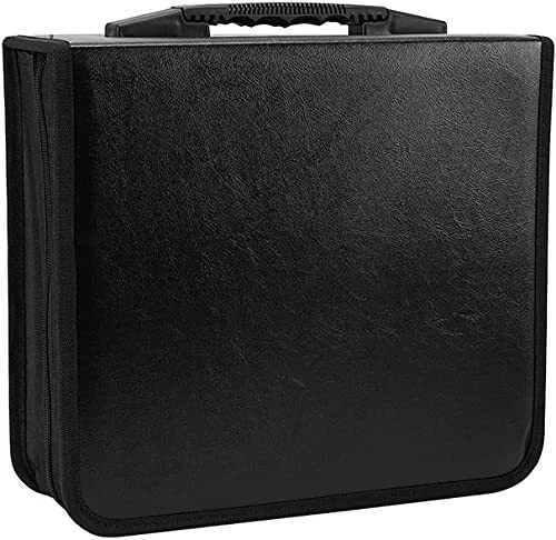 520 Slots PU Leather CD DVD Storage Case Holder Binder Portable VCD Wallet
